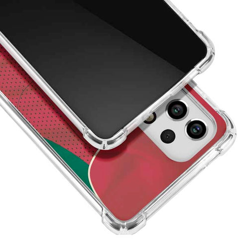 NHL Minnesota Wild Home Jersey Galaxy A53 5G Clear Case