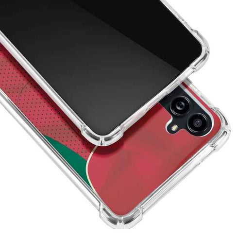 NHL Minnesota Wild Home Jersey Galaxy A54 5G Clear Case