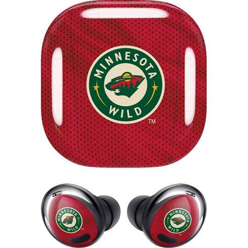 NHL Minnesota Wild Home Jersey Galaxy Buds Pro Skin