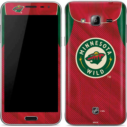 NHL Minnesota Wild Home Jersey Galaxy J3 Skin