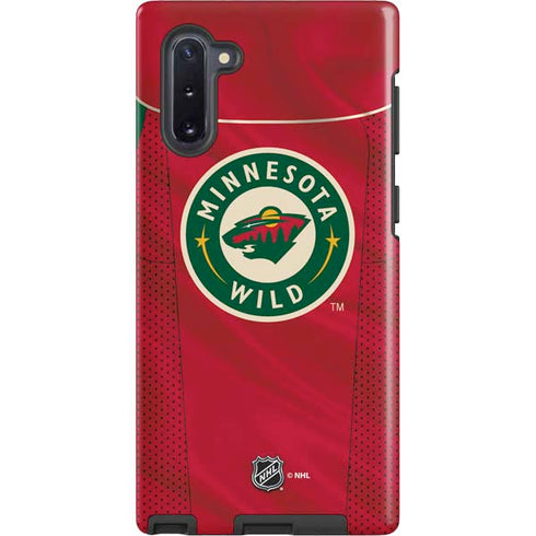 NHL Minnesota Wild Home Jersey Galaxy Note 10 Pro Case