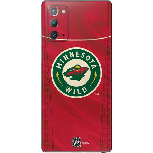 NHL Minnesota Wild Home Jersey Galaxy Note20 5G Skin