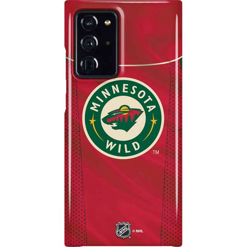 NHL Minnesota Wild Home Jersey Galaxy Note20 Ultra 5G Lite Case