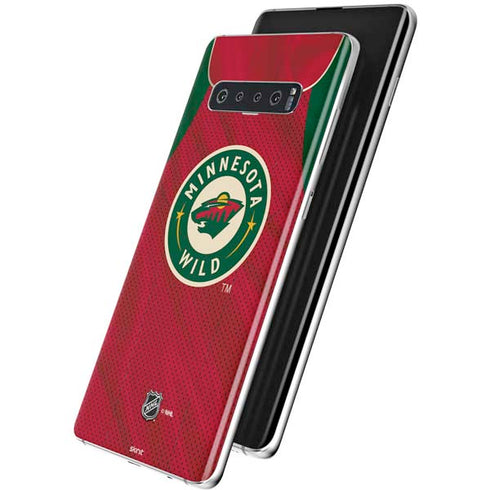 NHL Minnesota Wild Home Jersey Galaxy S10 Plus Skin
