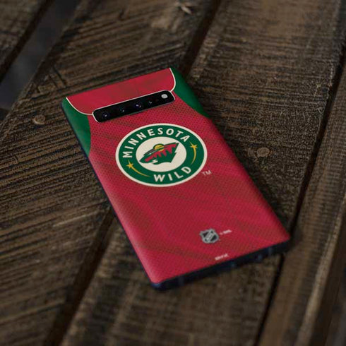 NHL Minnesota Wild Home Jersey Galaxy S10 Plus Skin