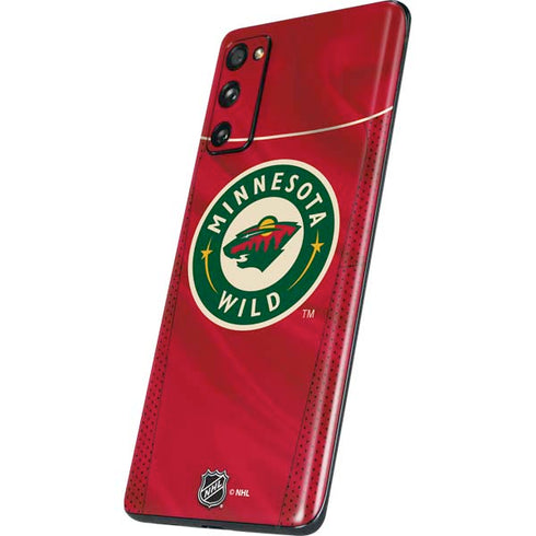 NHL Minnesota Wild Home Jersey Galaxy S20 Fan Edition Skin