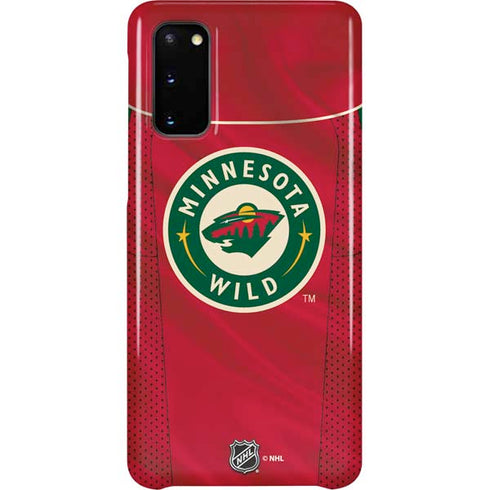 NHL Minnesota Wild Home Jersey Galaxy S20 Lite Case