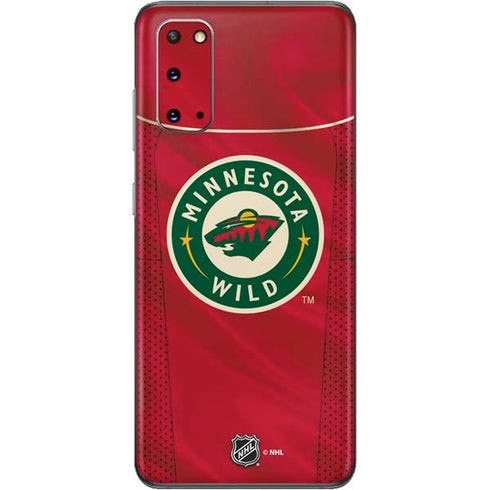 NHL Minnesota Wild Home Jersey Galaxy S20 Skin
