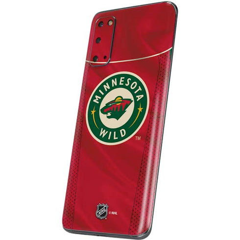 NHL Minnesota Wild Home Jersey Galaxy S20 Skin
