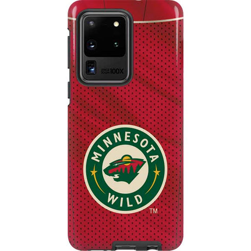 NHL Minnesota Wild Home Jersey Galaxy S20 Ultra 5G Pro Case