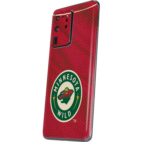 NHL Minnesota Wild Home Jersey Galaxy S20 Ultra 5G Skin