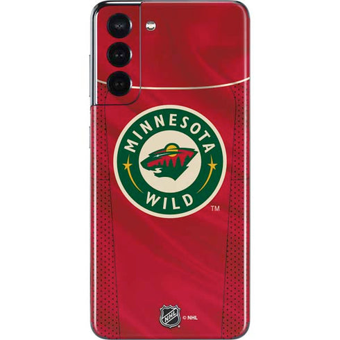 NHL Minnesota Wild Home Jersey Galaxy S21 5G Skin