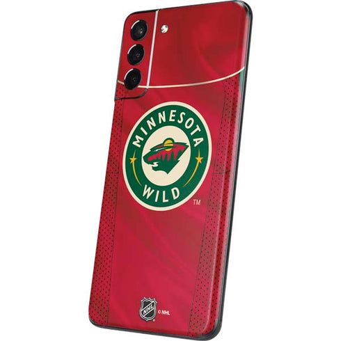 NHL Minnesota Wild Home Jersey Galaxy S21 5G Skin
