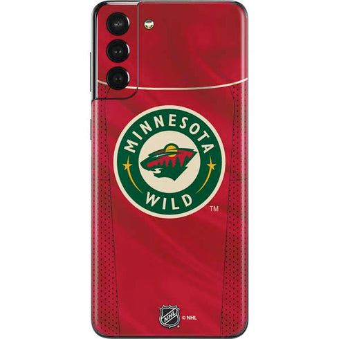 NHL Minnesota Wild Home Jersey Galaxy S21 Plus 5G Skin