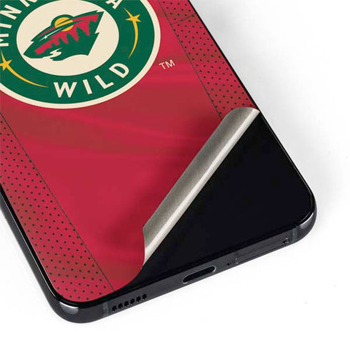 NHL Minnesota Wild Home Jersey Galaxy S22 Plus Skin