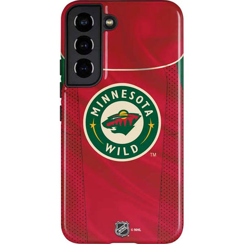 NHL Minnesota Wild Home Jersey Galaxy S22 Pro Case