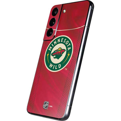 NHL Minnesota Wild Home Jersey Galaxy S22 Skin