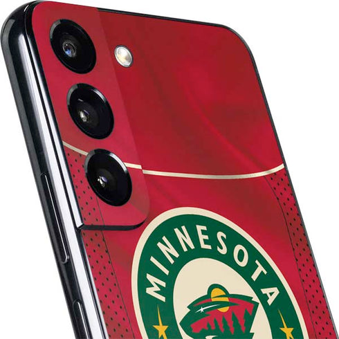 NHL Minnesota Wild Home Jersey Galaxy S22 Skin