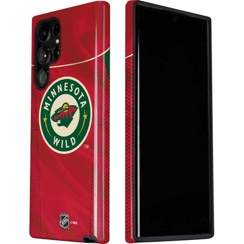 NHL Minnesota Wild Home Jersey Galaxy S22 Ultra Pro Case