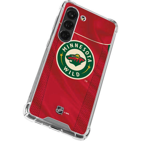 NHL Minnesota Wild Home Jersey Galaxy S23 Clear Case