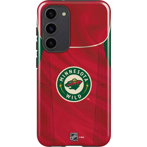 NHL Minnesota Wild Home Jersey Galaxy S23 Plus Pro Case