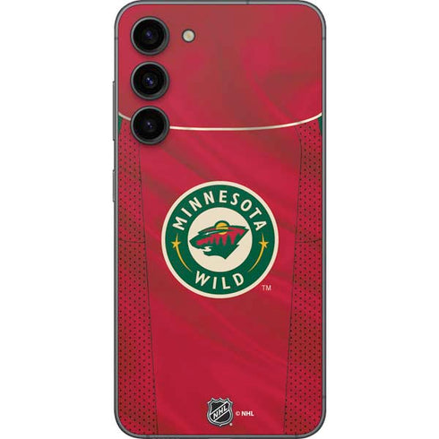 NHL Minnesota Wild Home Jersey Galaxy S23 Plus Skin