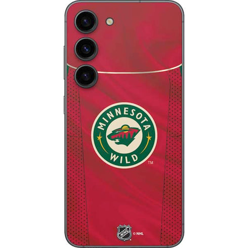 NHL Minnesota Wild Home Jersey Galaxy S23 Skin