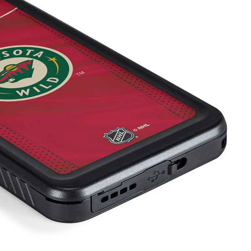 NHL Minnesota Wild Home Jersey Galaxy S23 Waterproof Case