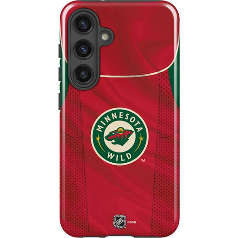 NHL Minnesota Wild Home Jersey Galaxy S24 Impact Case