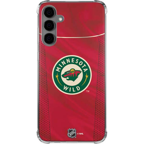 NHL Minnesota Wild Home Jersey Galaxy S24 Plus Clear Case