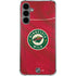 NHL Minnesota Wild Home Jersey Galaxy S24 Plus Clear Case