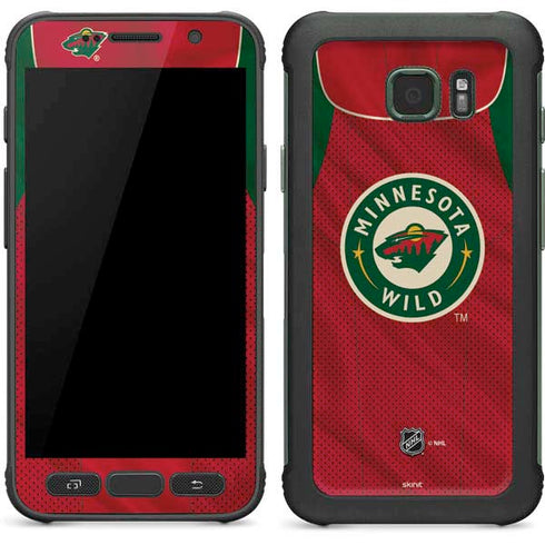NHL Minnesota Wild Home Jersey Galaxy S7 Active Skin