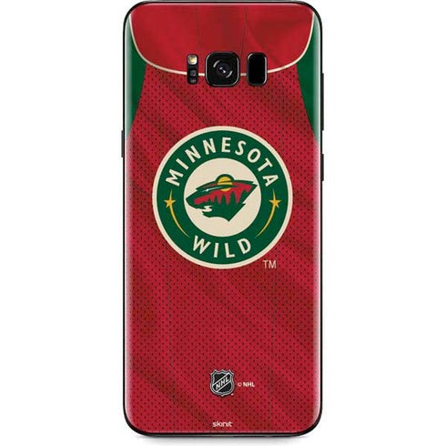 NHL Minnesota Wild Home Jersey Galaxy S8 Plus Skin