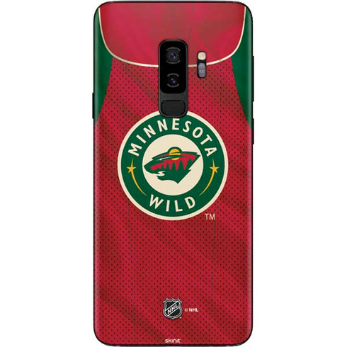 NHL Minnesota Wild Home Jersey Galaxy S9 Plus Skin