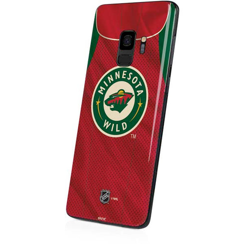 NHL Minnesota Wild Home Jersey Galaxy S9 Skin
