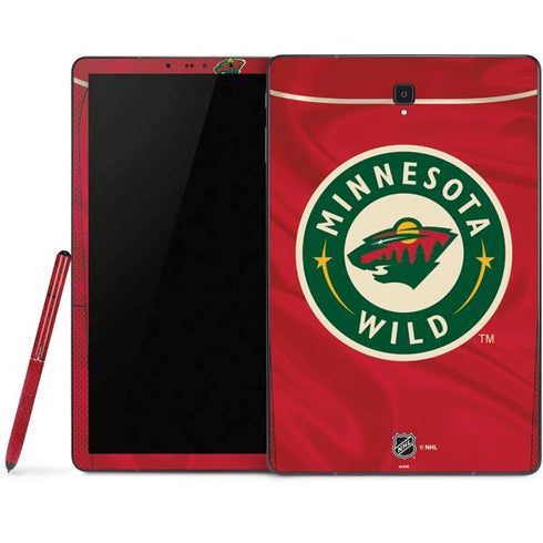 NHL Minnesota Wild Home Jersey Samsung Galaxy Tab Skin