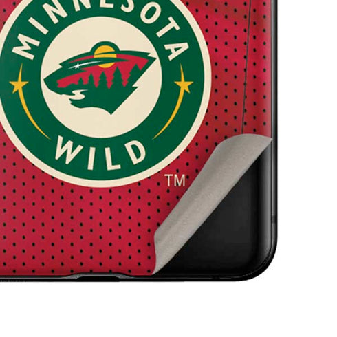 NHL Minnesota Wild Home Jersey Galaxy Z Flip Skin