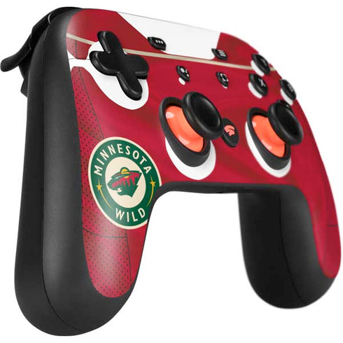 NHL Minnesota Wild Home Jersey Google Stadia Controller Skin