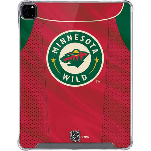 NHL Minnesota Wild Home Jersey iPad Pro 12.9in (2020) Clear Case