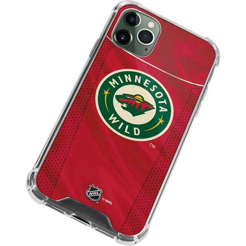 NHL Minnesota Wild Home Jersey iPhone 11 Pro Max Clear Case