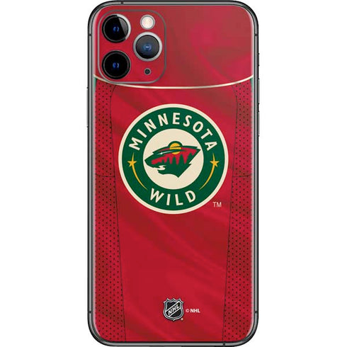 NHL Minnesota Wild Home Jersey iPhone 11 Pro Skin