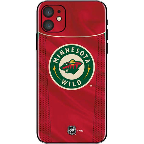 NHL Minnesota Wild Home Jersey iPhone 11 Skin