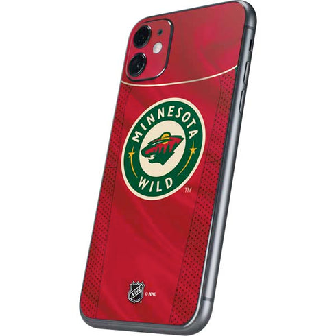NHL Minnesota Wild Home Jersey iPhone 11 Skin