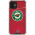 NHL Minnesota Wild Home Jersey iPhone 12 Clear Case