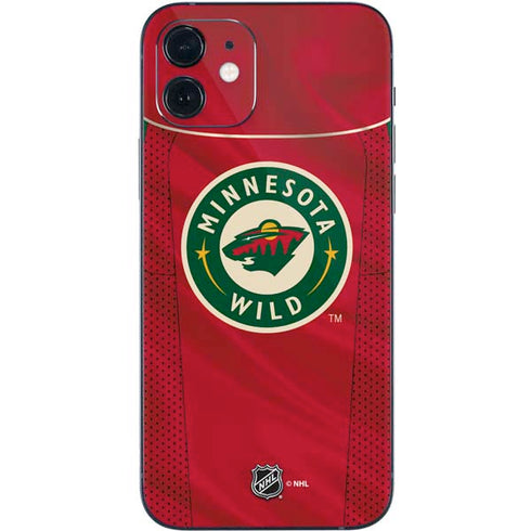 NHL Minnesota Wild Home Jersey iPhone 12 Mini Skin