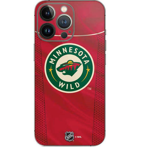 NHL Minnesota Wild Home Jersey iPhone 13 Pro Skin