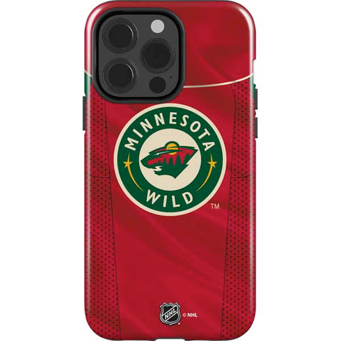 NHL Minnesota Wild Home Jersey iPhone 15 Pro Impact Case
