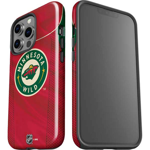 NHL Minnesota Wild Home Jersey iPhone 14 Pro Impact Case