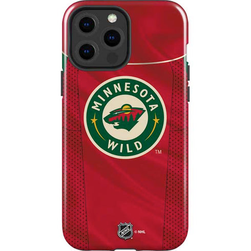 NHL Minnesota Wild Home Jersey iPhone 15 Pro Max Impact Case