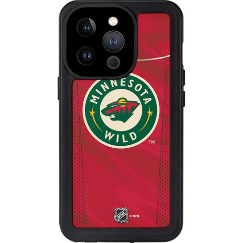 NHL Minnesota Wild Home Jersey iPhone 14 Pro Waterproof Case